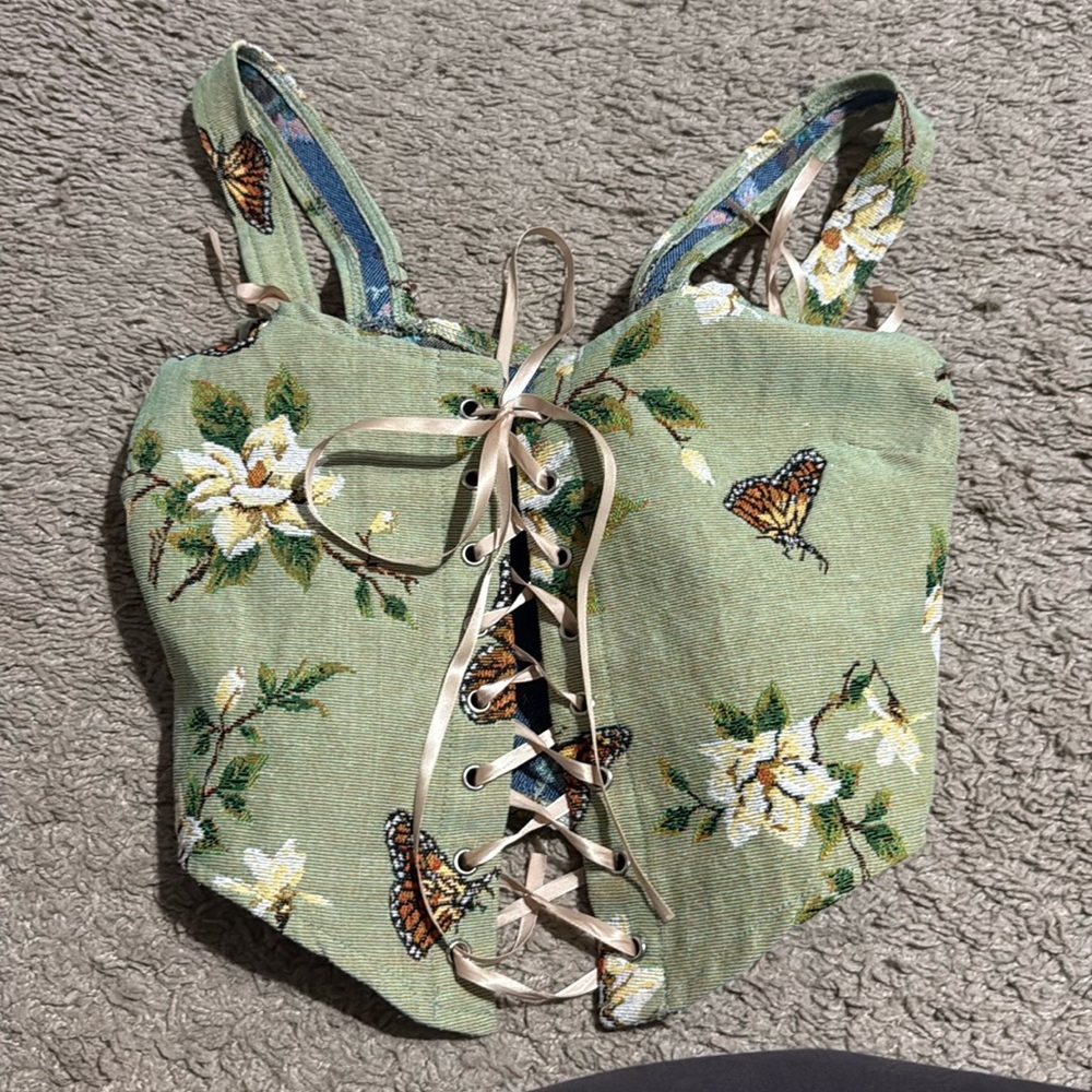 green corset